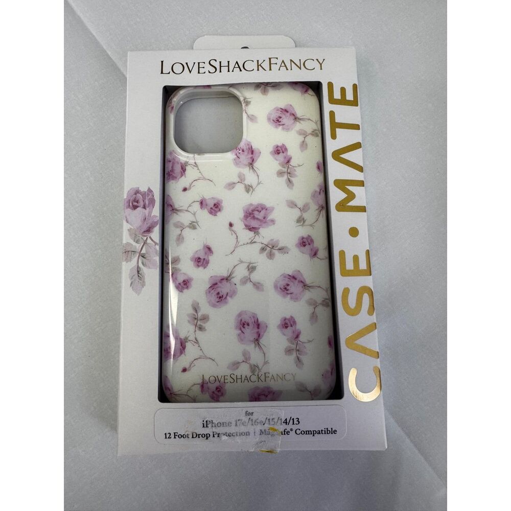 LoveShackFancy Case-Mate Ribbon iPhone 17e/16e/15/14/13 Case with MagSafe